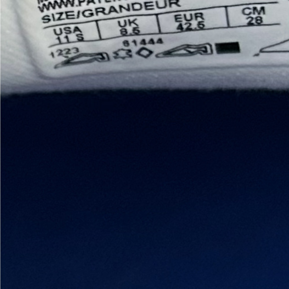 Keds White Canvas Sneakers with Blue Accents. New, no box. - Picture 4 of 4
